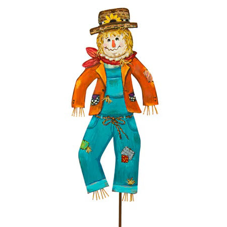 Overalls Scarecrow, Small, by The Round Top Collection