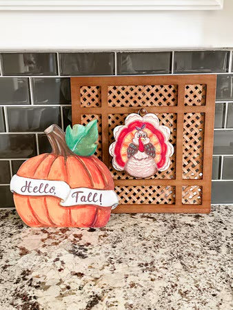 Hello Fall Banner Pumpkin by The Round Top Collection