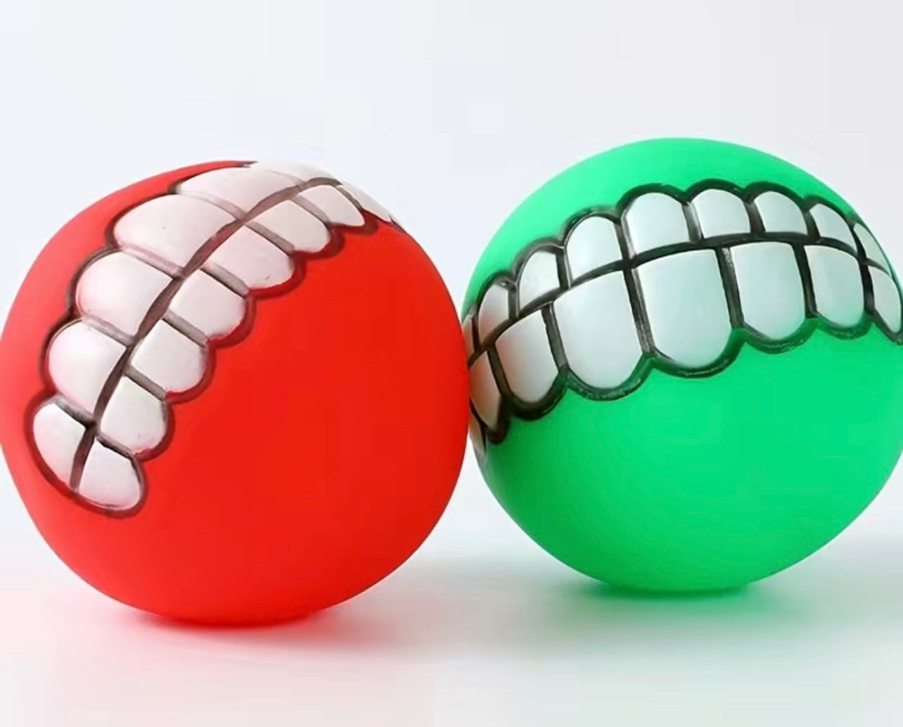 Teeth Pattern Dog Ball Toy