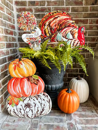 Fall Pumpkin Stack by The Round Top Collection