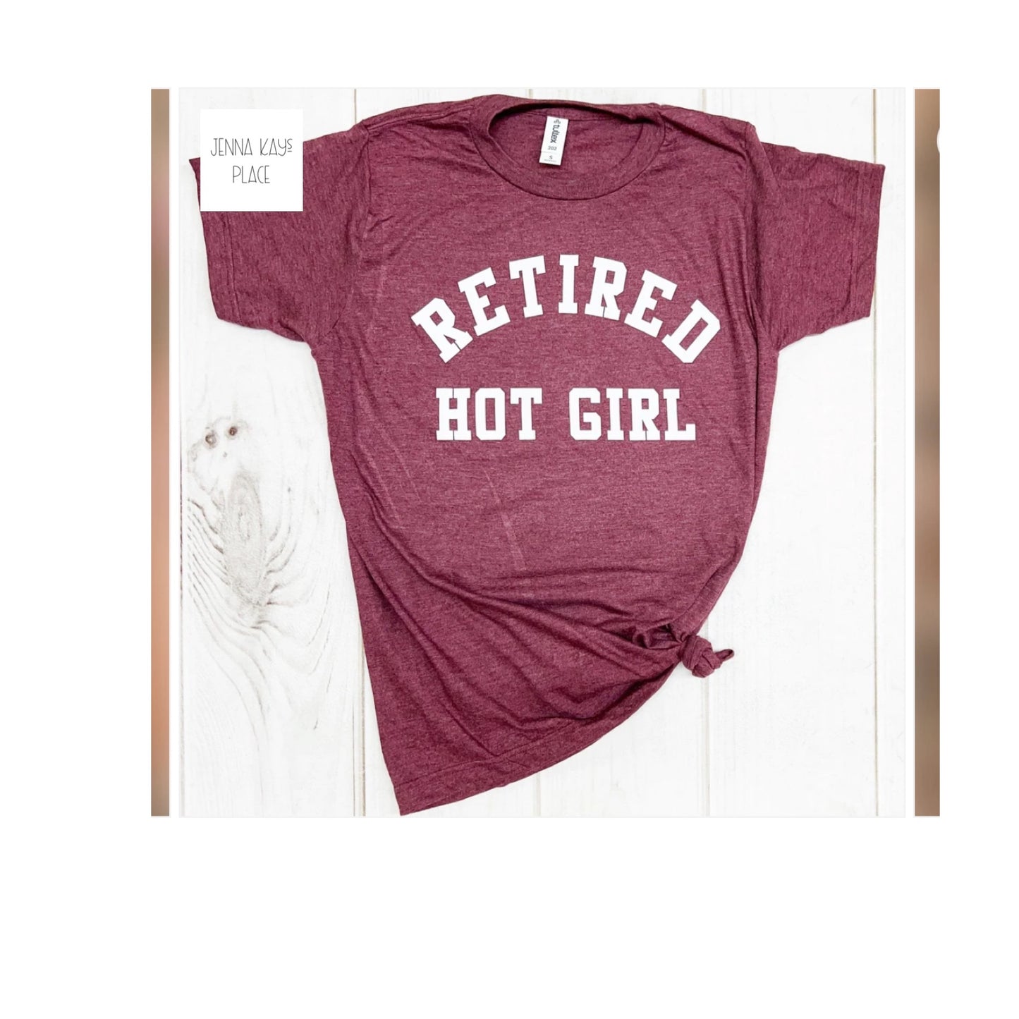 Retired Hot Girl Soft Graphic Tee