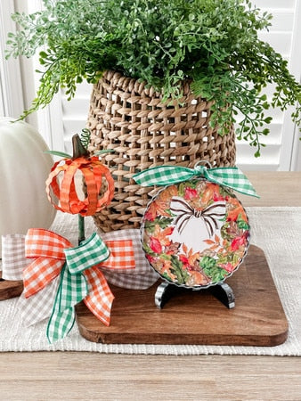 Mini Gallery Fall Wreath by The Round Top Collection