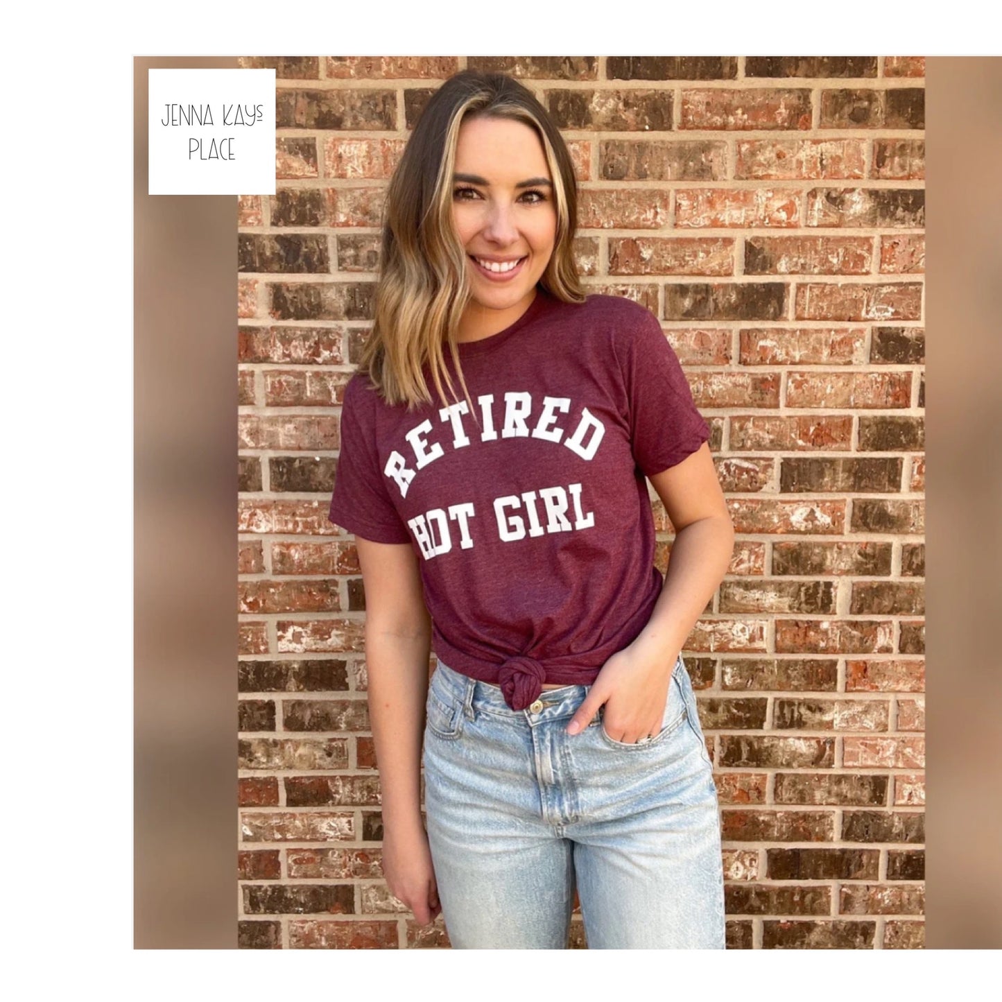Retired Hot Girl Soft Graphic Tee