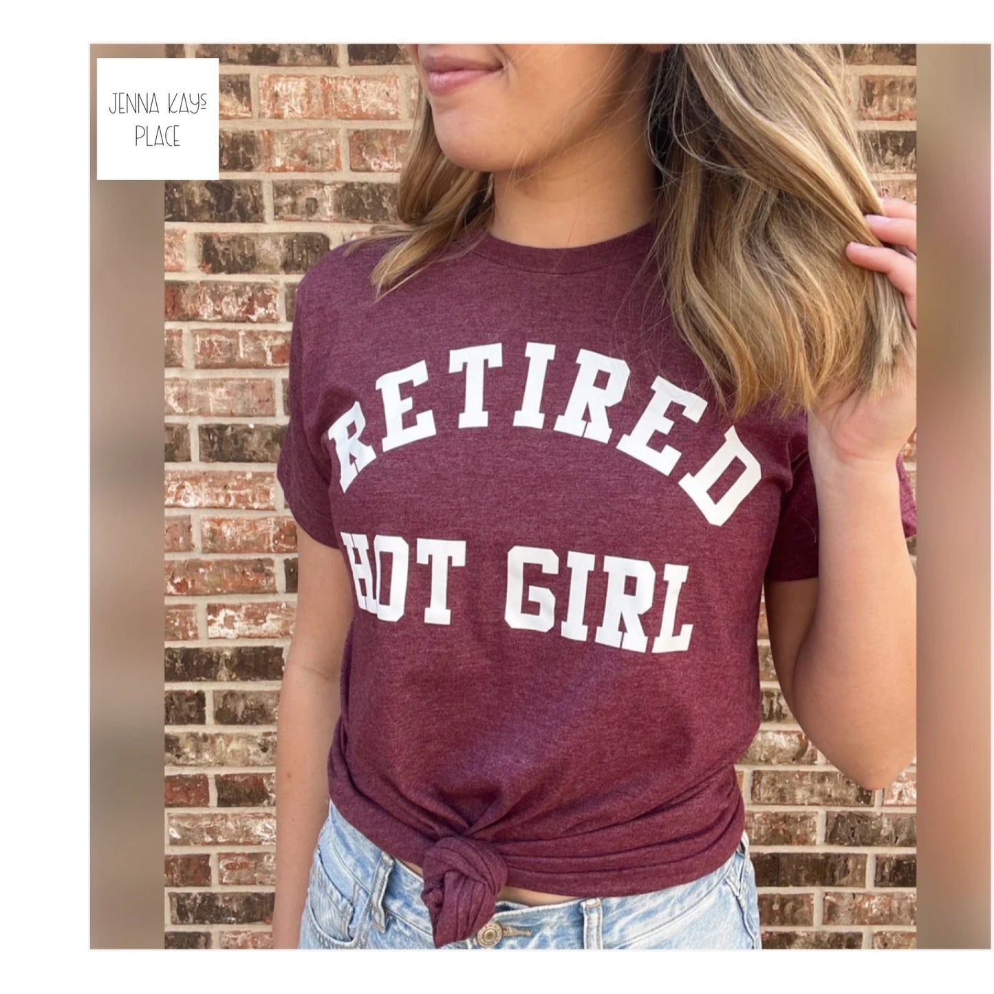 Retired Hot Girl Soft Graphic Tee
