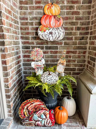 Fall Pumpkin Stack by The Round Top Collection