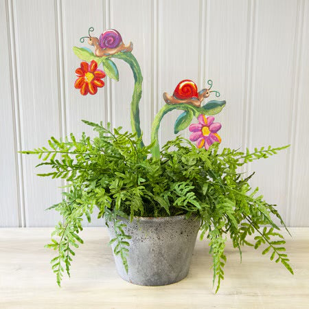 Snails On Flowers by The Round Top Collection