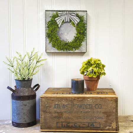 Boxwood Wreath Print by The Round Top Collection
