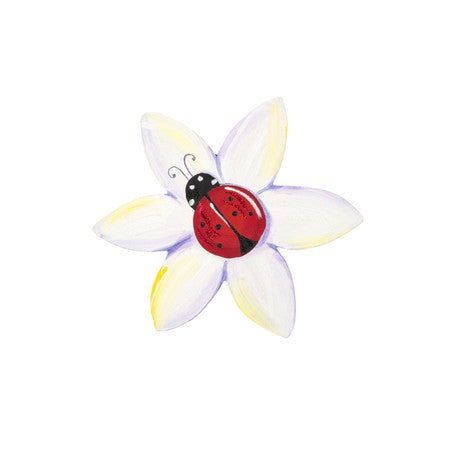 Lady Bug on Daisy Magnet by The Round Top Collection