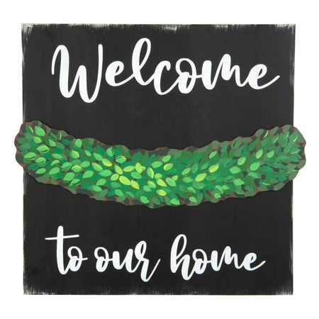 Welcome to Our Home Changeable Banner Board