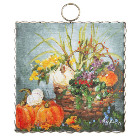 Mini Fall Basket Print by The Round Top Collection
