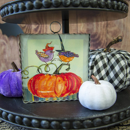 Mini Fall Witch Birds Print by The Round Top Collection