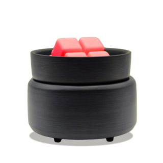 2-in-1 Candle Warmer in Stone Black