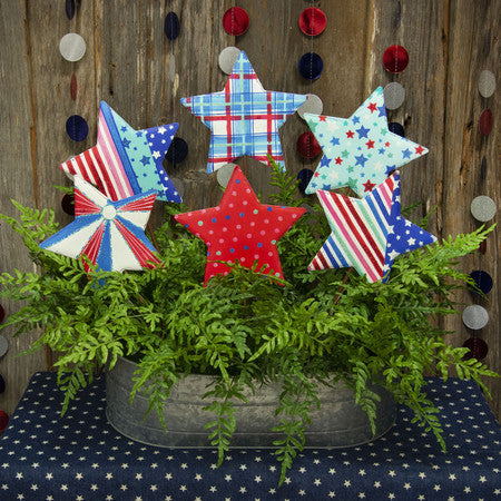 Playful Stars yard stakes