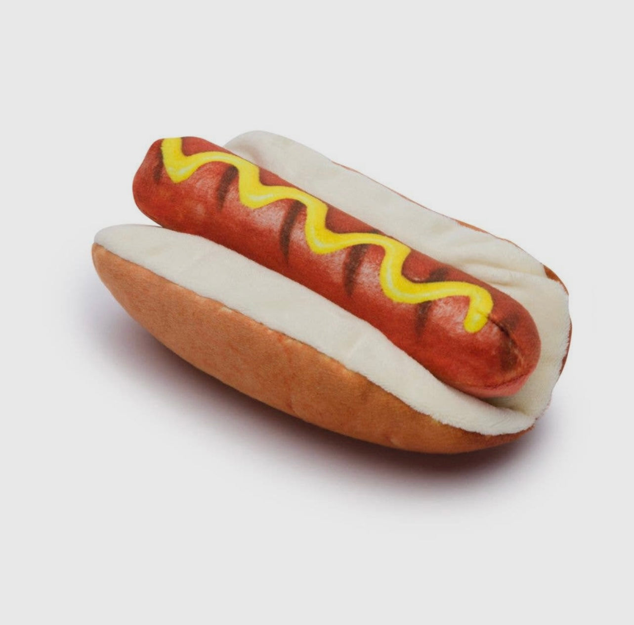 Hot Dog Squeaker Toy by fabdog