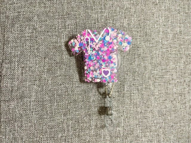 Scrubs Badge Reel by Lanyard Lovebirds