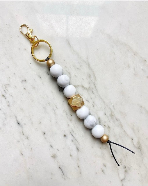 Marbleous Keychain by Lanyard Lovebirds