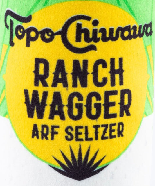 Topo Chiwawa Ranch Wagger Arf Seltzer Plush Dog Toy