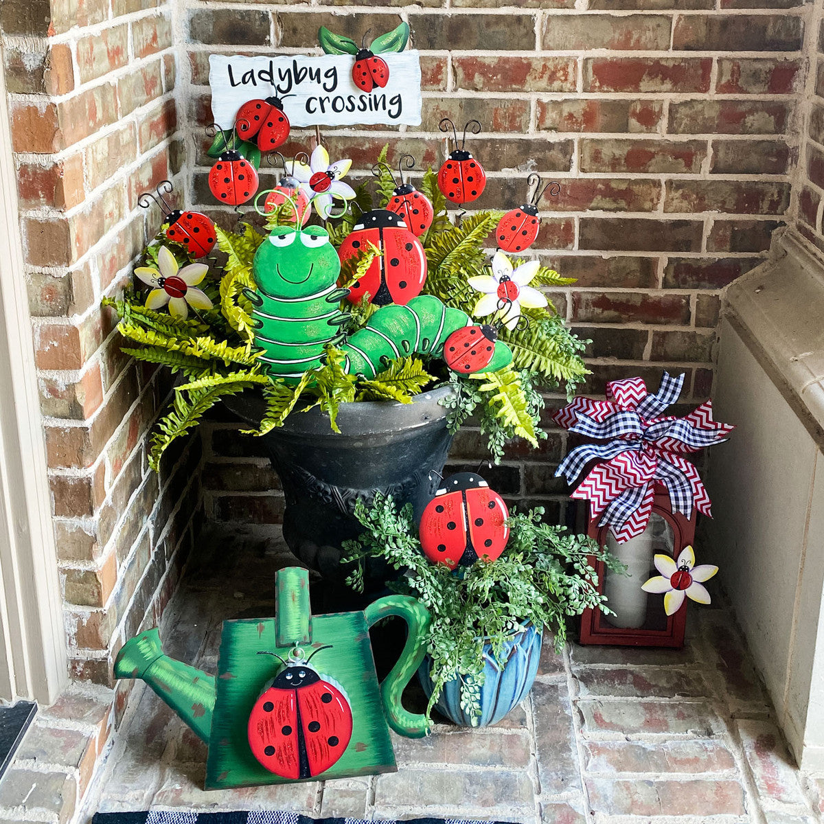 Ladybug Trio Stake by The Round Top Collection