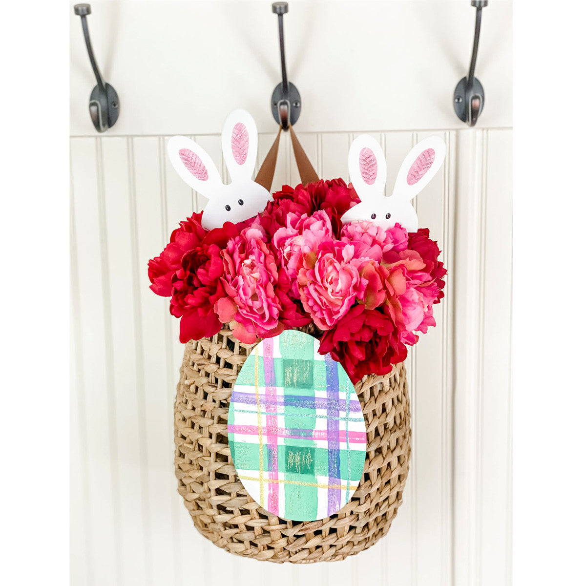 Artful Plaid Eggs by The Round Top Collection