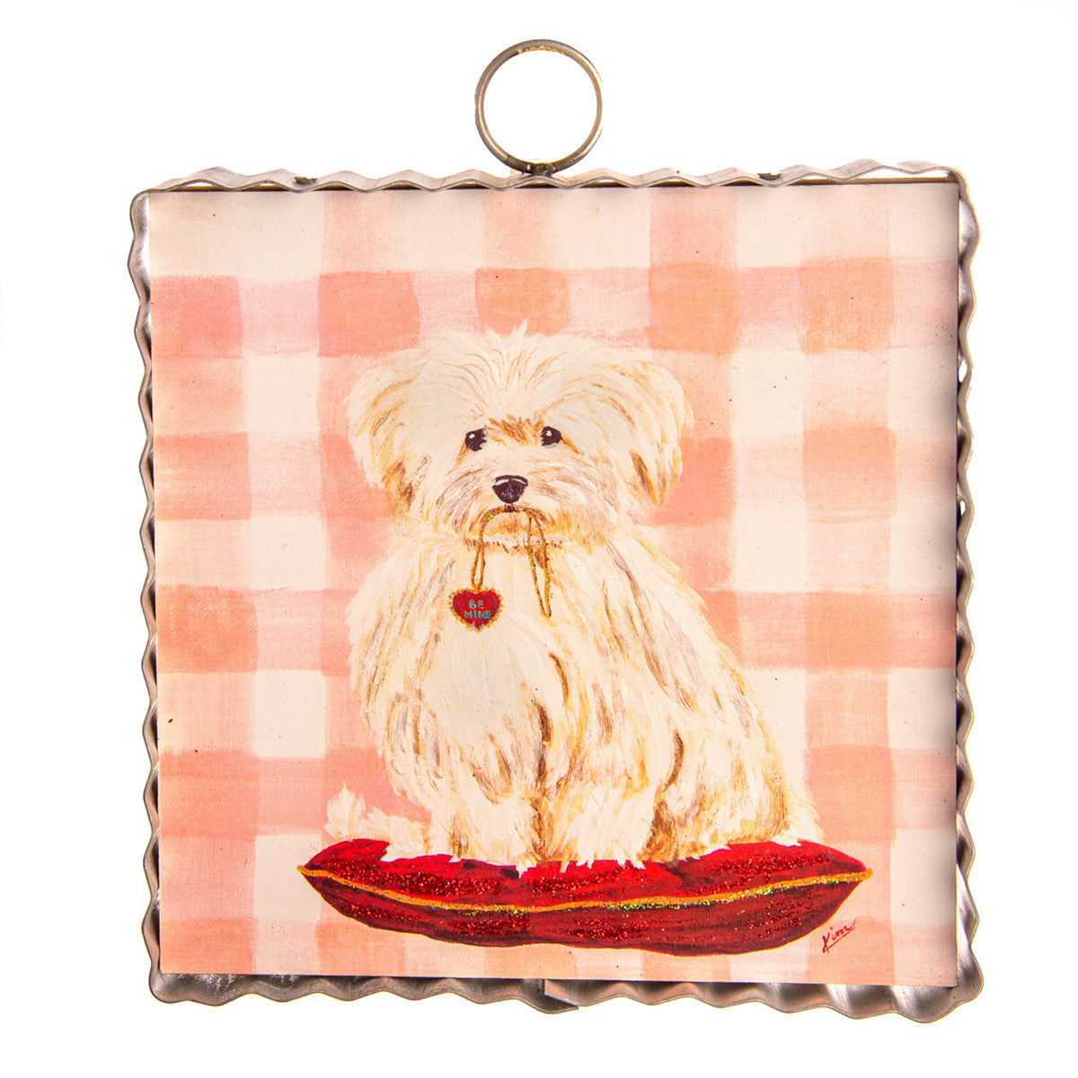 Be Mine Puppy Mini Print by The Round Top Collection