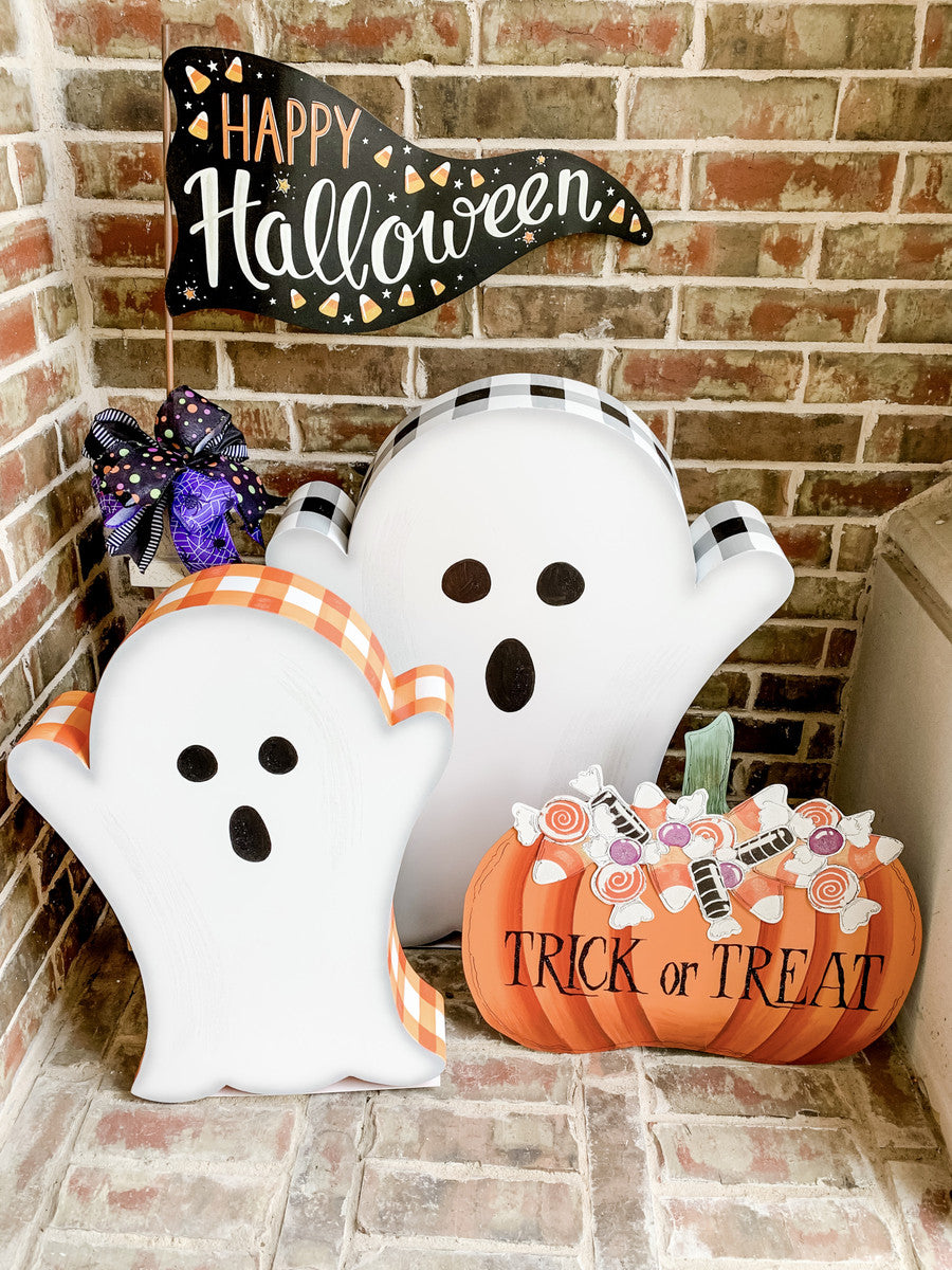 Happy Halloween Flag by The Round Top Collection
