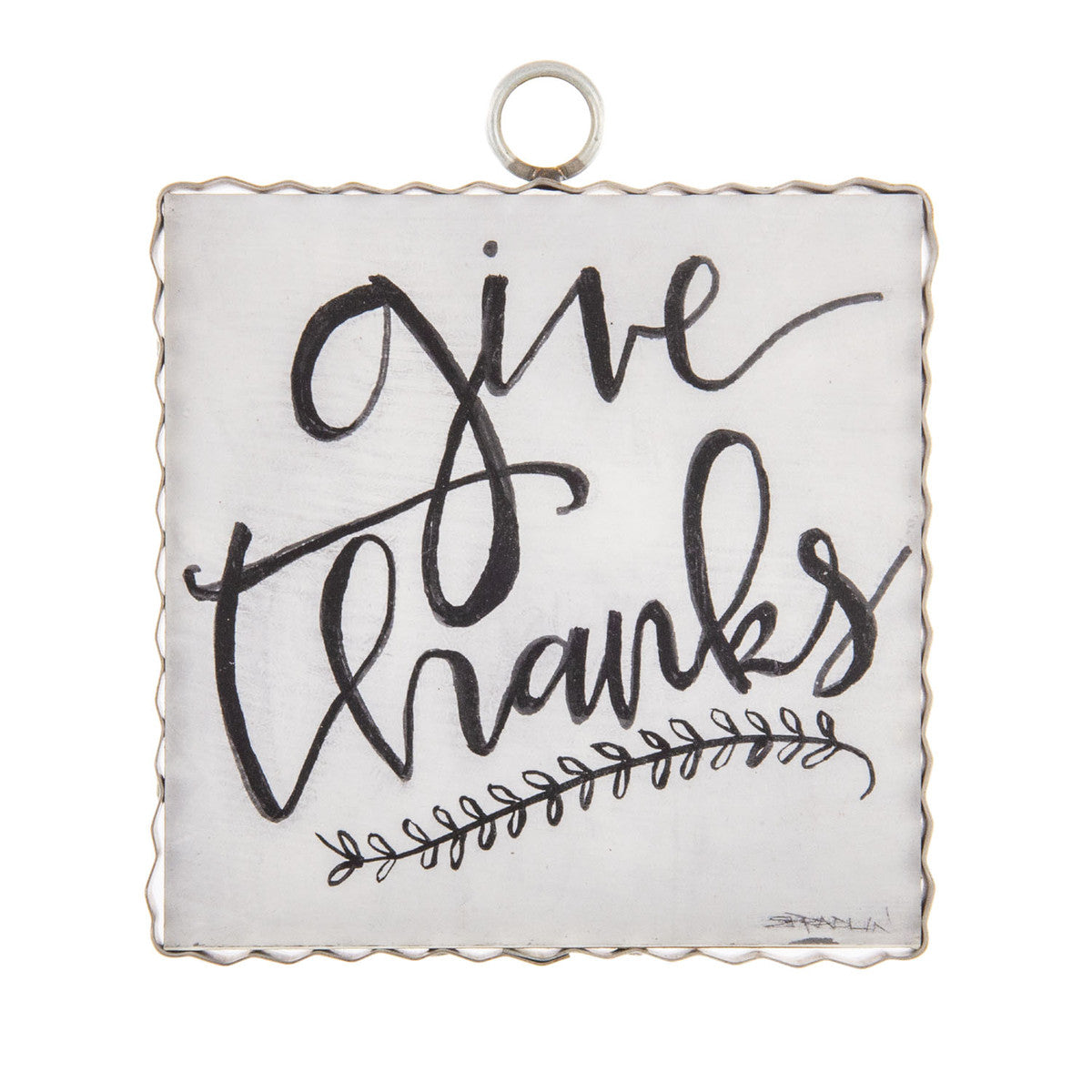 "Give Thanks" Mini Print by The Round Top Collection