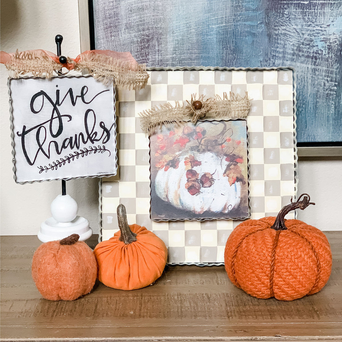 "Give Thanks" Mini Print by The Round Top Collection