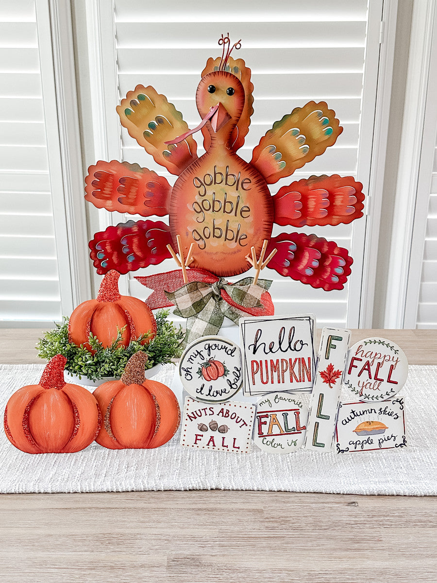 "Gobble Gobble" Turkey by The Round Top Collection