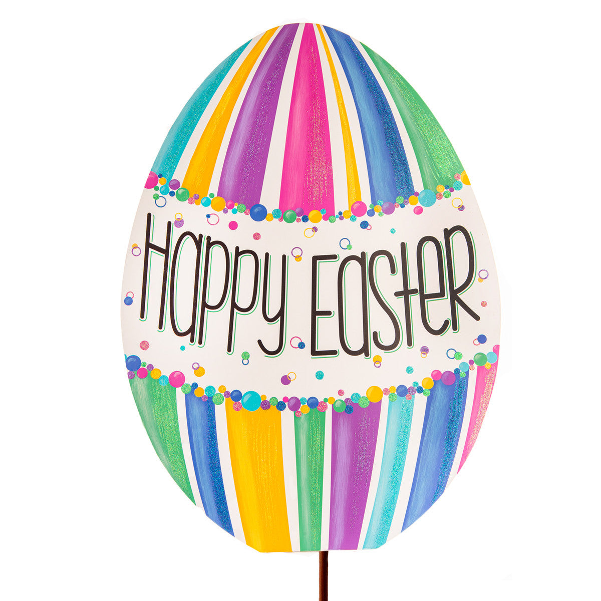 Yard Colorful "Happy Easter" Egg by The Round Top Collection