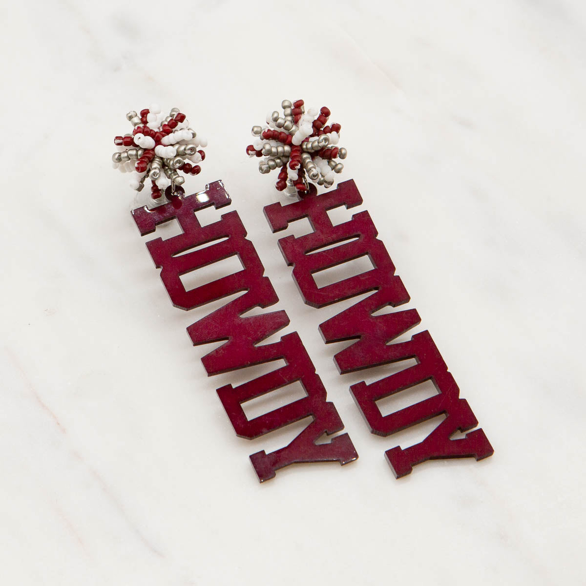 Howdy Pom Pom Earrings by The Royal Standard