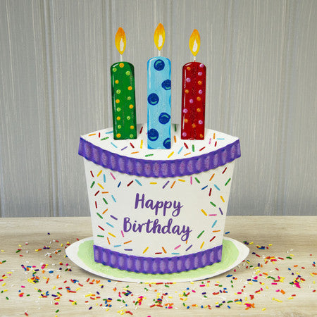 Happy Birthday Cake Decor by The Round Top Collection