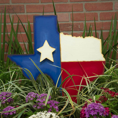 Large Texas-Shaped Flag by The Round Top Collection