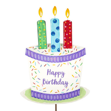 Happy Birthday Cake Decor by The Round Top Collection