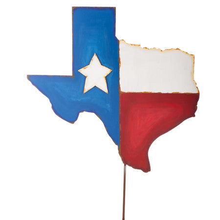 Large Texas-Shaped Flag by The Round Top Collection