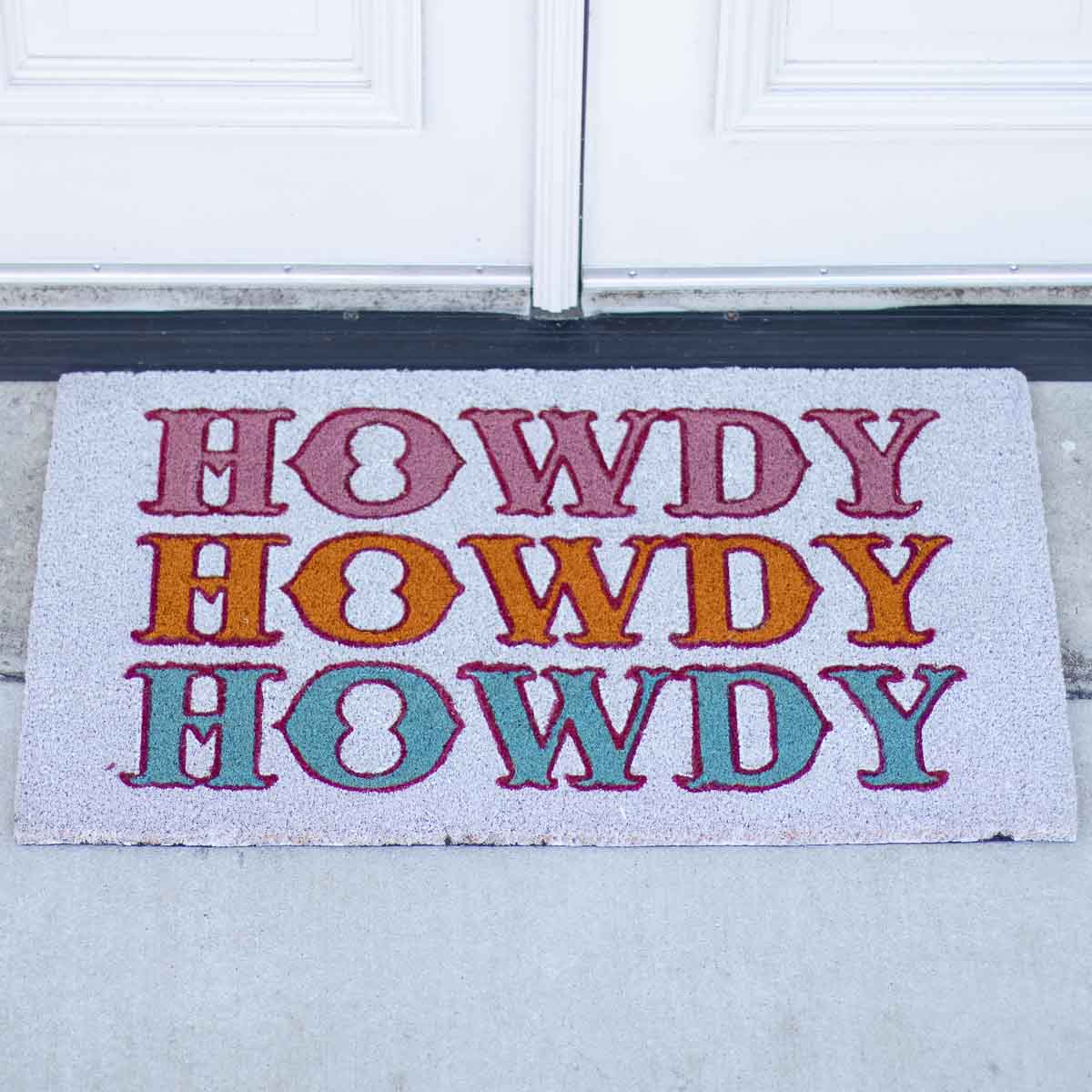 HOWDY Doormat