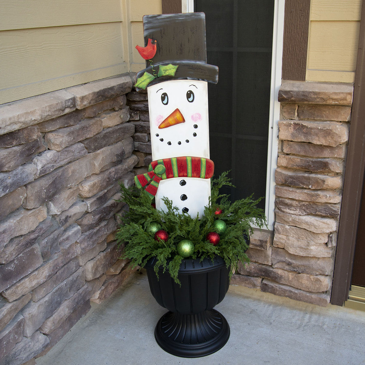 Snowman Plank by The Round Top Collection