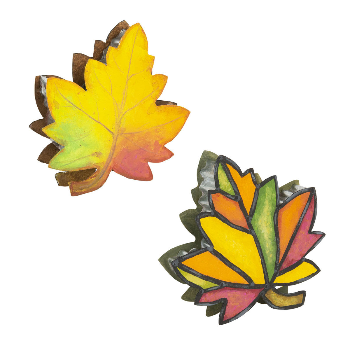 Double Sided Leaf Tier Sitter by The Round Top Collection