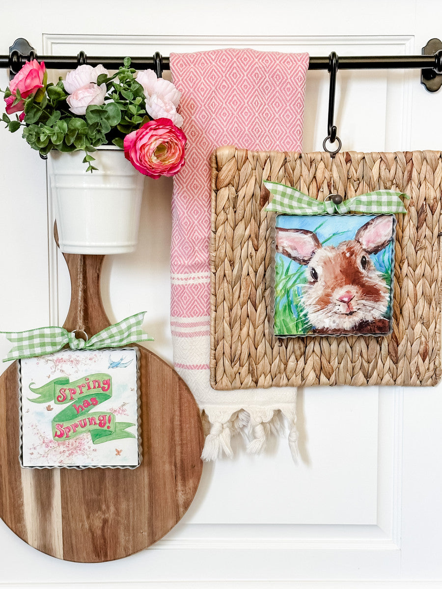 Bunny Close-Up Mini Print by The Round Top Collection
