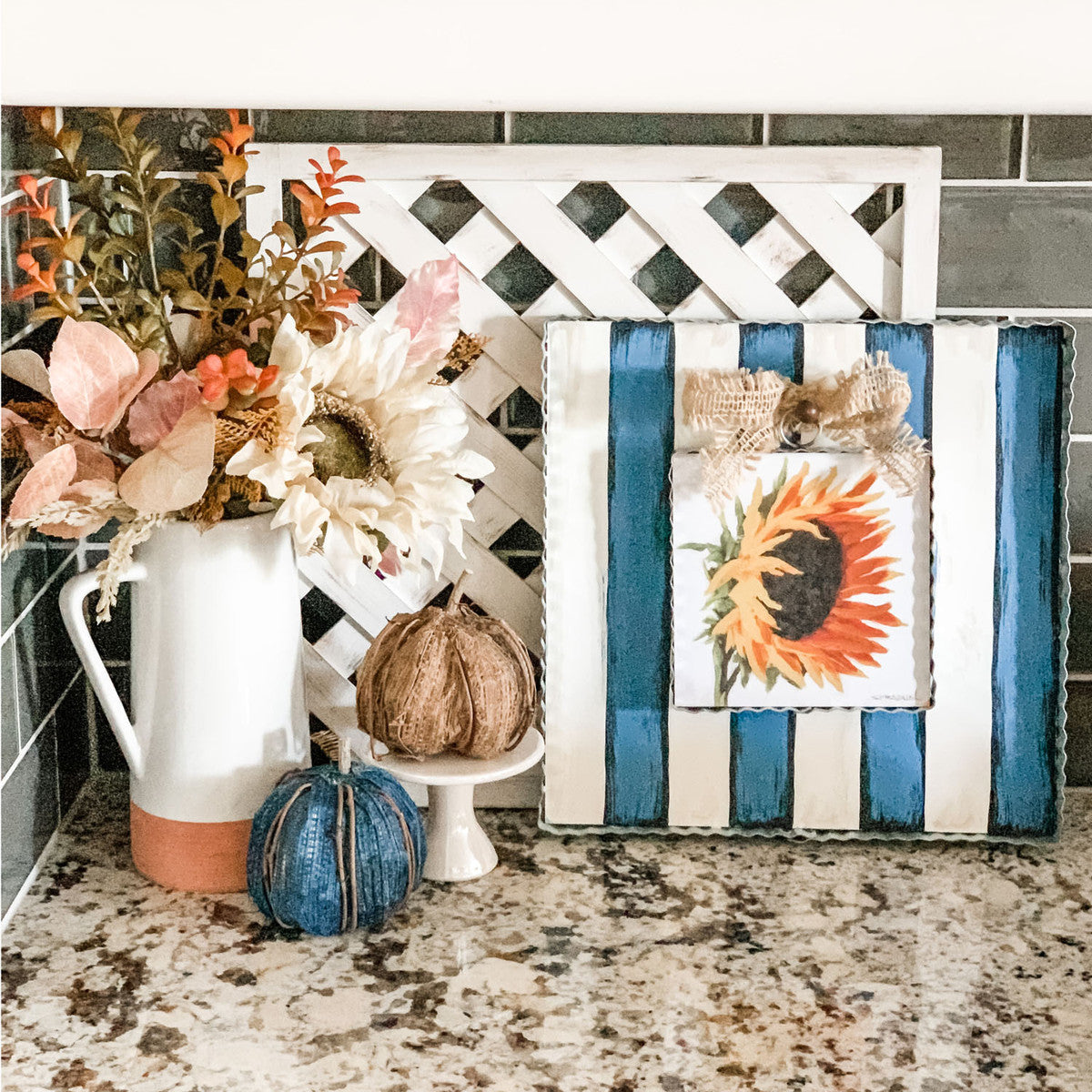 Harvest Sunflower Mini Print by The Round Top Collection