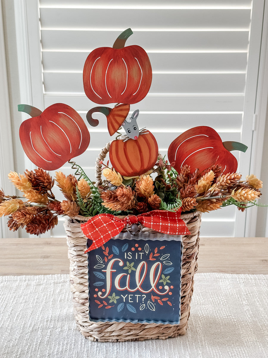 Peeping Mouse Pumpkin by The Round Top Collection