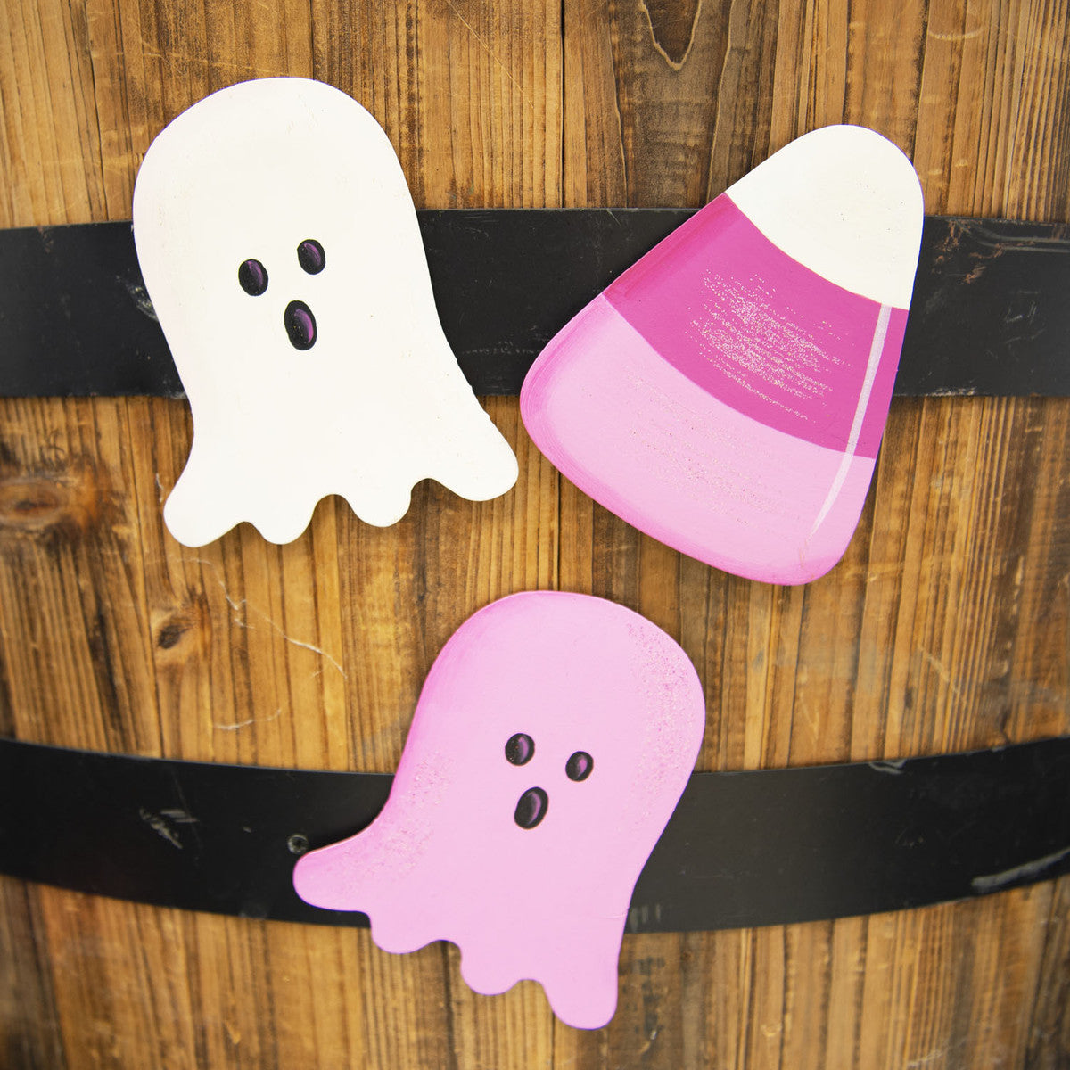 Pink Candy and Ghosts Magnet by The Round Top Collection