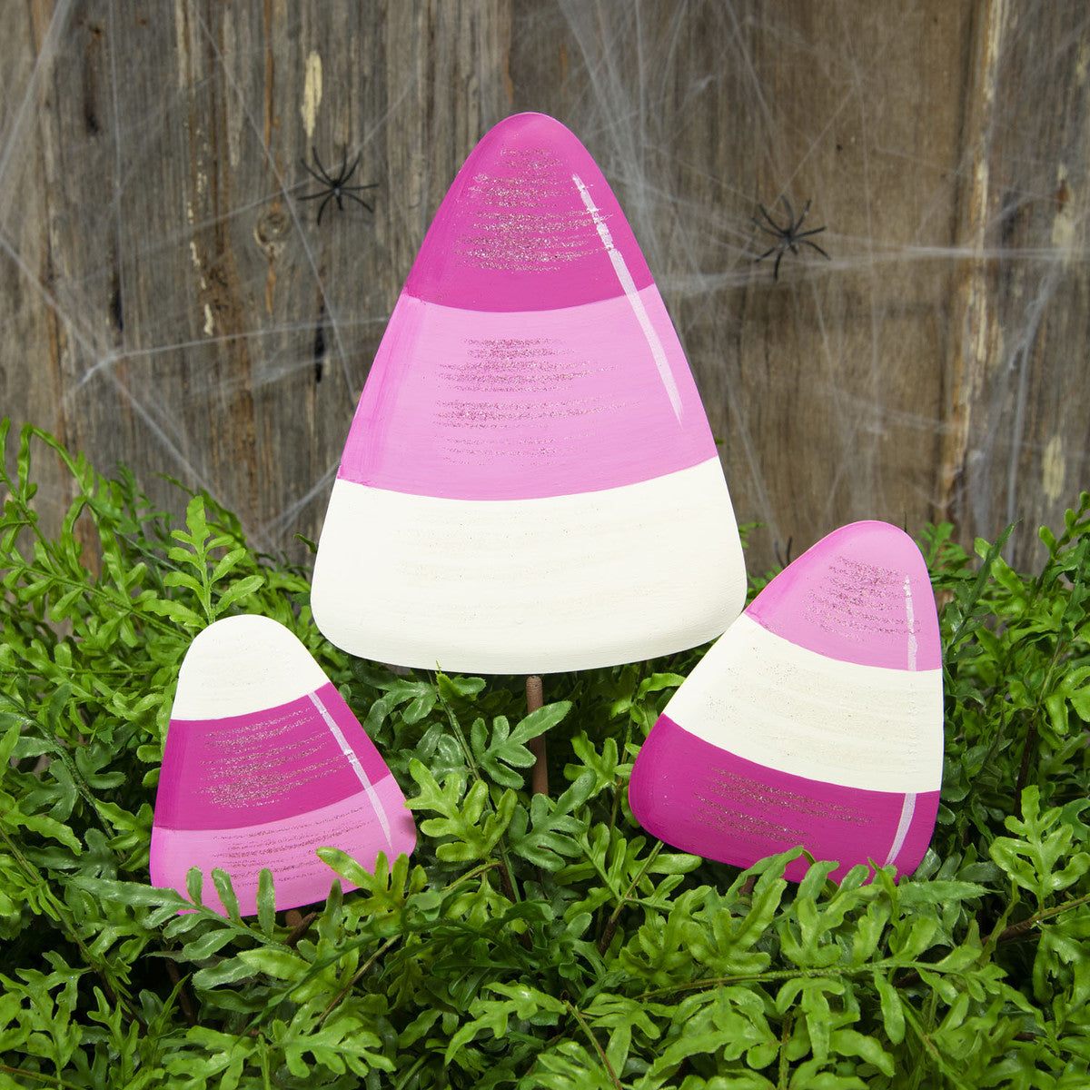 Pink Candy Corn Stakes by The Round Top Collection