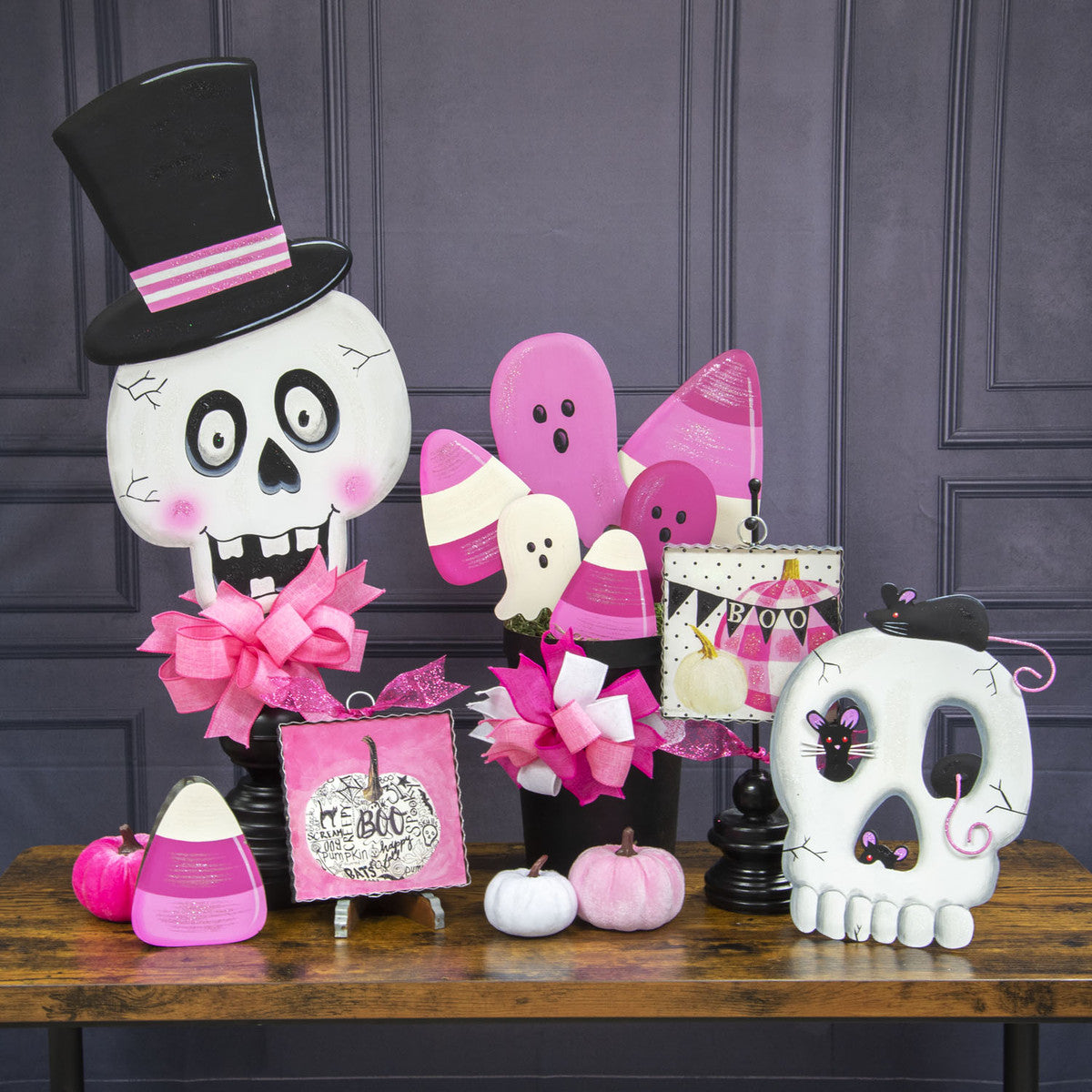 Pink Ghost Stakes by The Round Top Collection