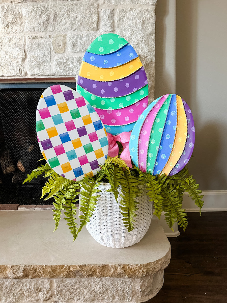 Ribbon Eggs by The Round Top Collection