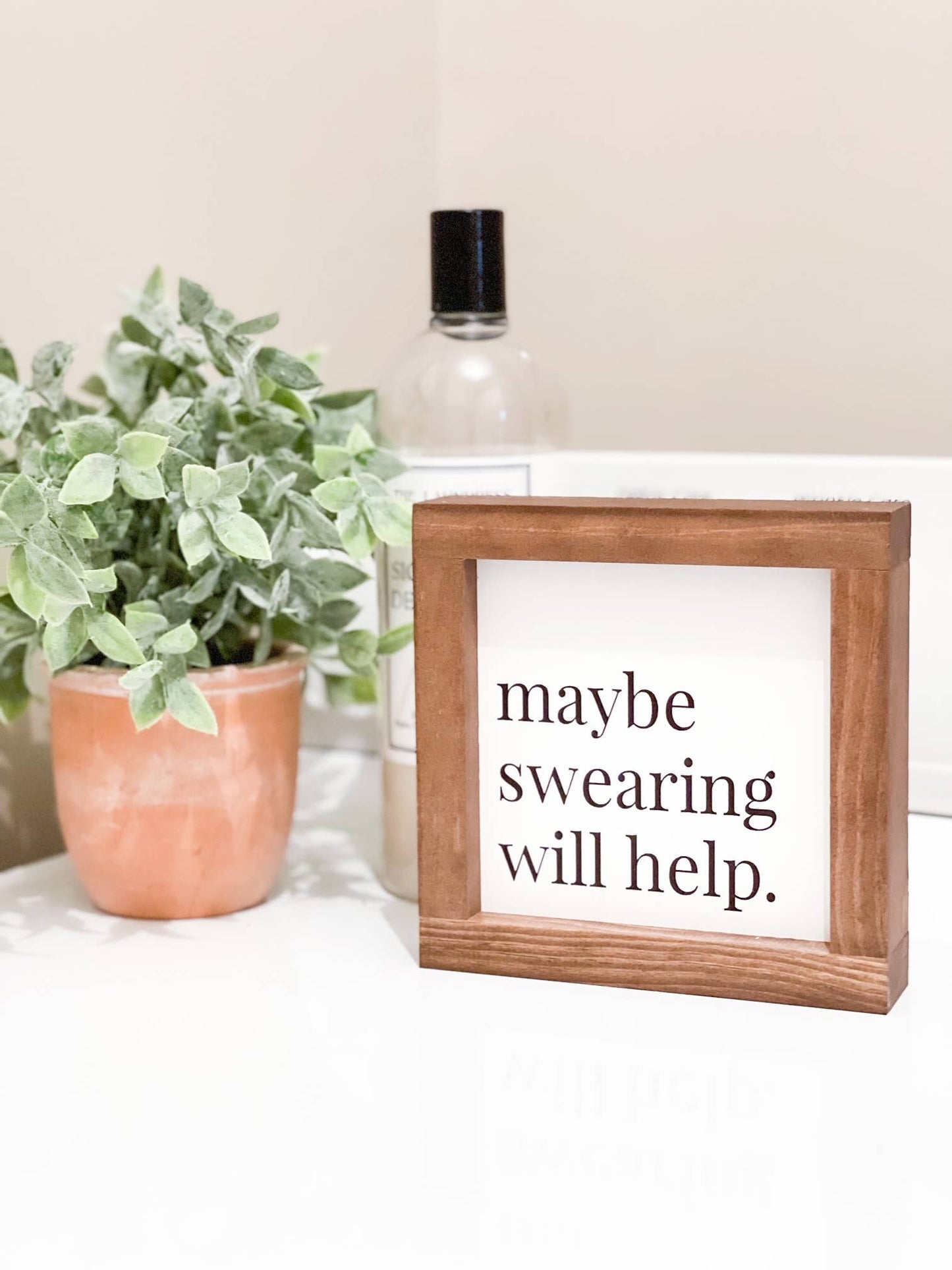 Maybe Swearing Will Help Mini Print