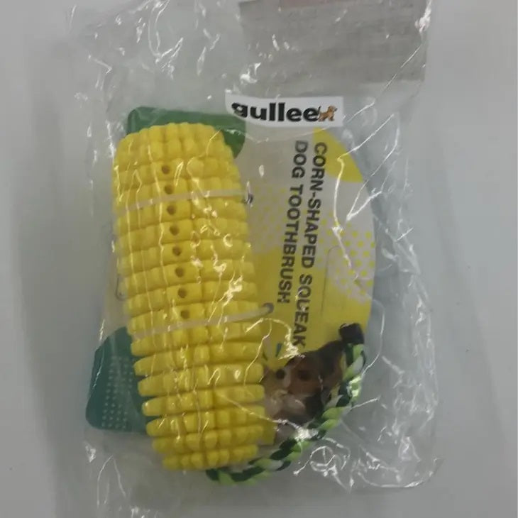 Yellow Corn Chew Toy for Dogs