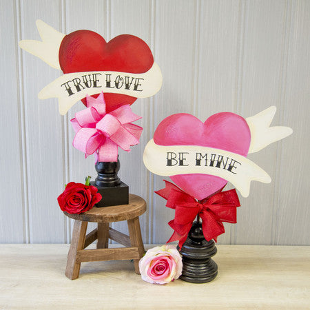 Valentine Banner Hearts by The Round Top Collection