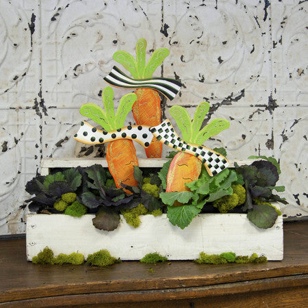 Patterned Ribbon Carrots