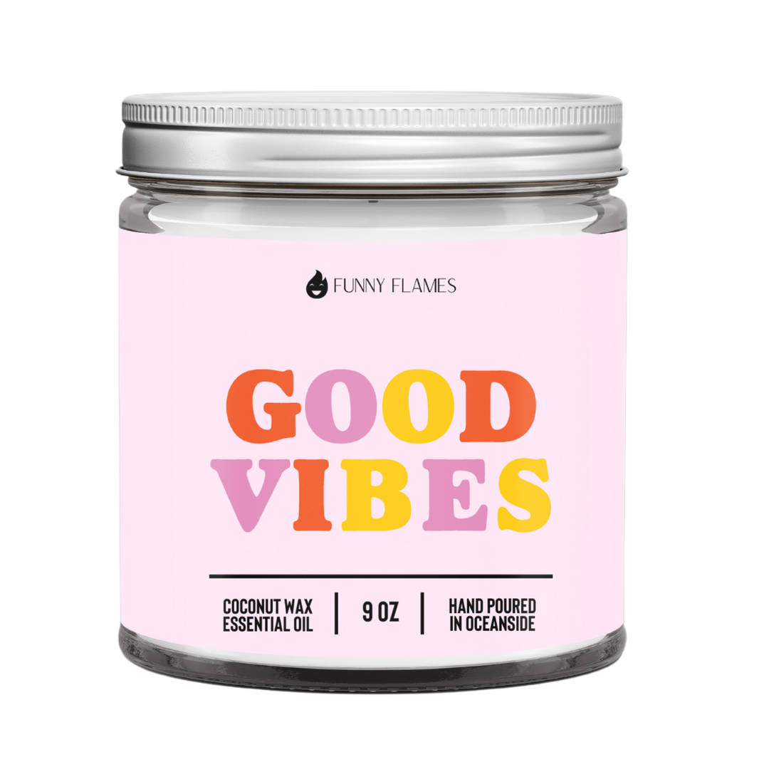 Good Vibes Candle by Funny Flames