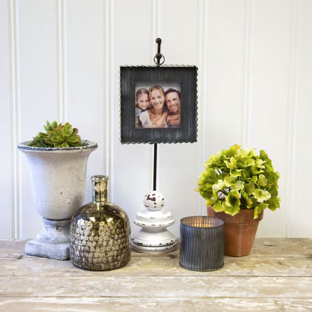 Mini Gray Photo Frame by The Round Top Collection